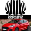 10pcs/set Car Window Door B C Column Pillar Posts Cover Trim Black For Ford Fiesta 2008-2015 2016 2017 2018 2019 Decoration Stickers