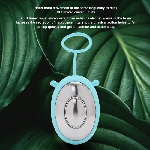 KOEB Microcurrent Sleep Aid, Portable and Compact Calming and Relaxing Handheld Sleep Aid for Home and Travel for Insomnia and Anxiety (Blue)