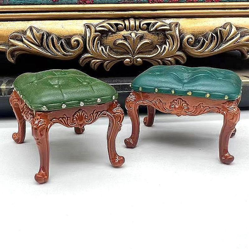 Кукольные миниатюры Мебель Стулья Винтажные аксессуары Игрушечная мебель Орнамент