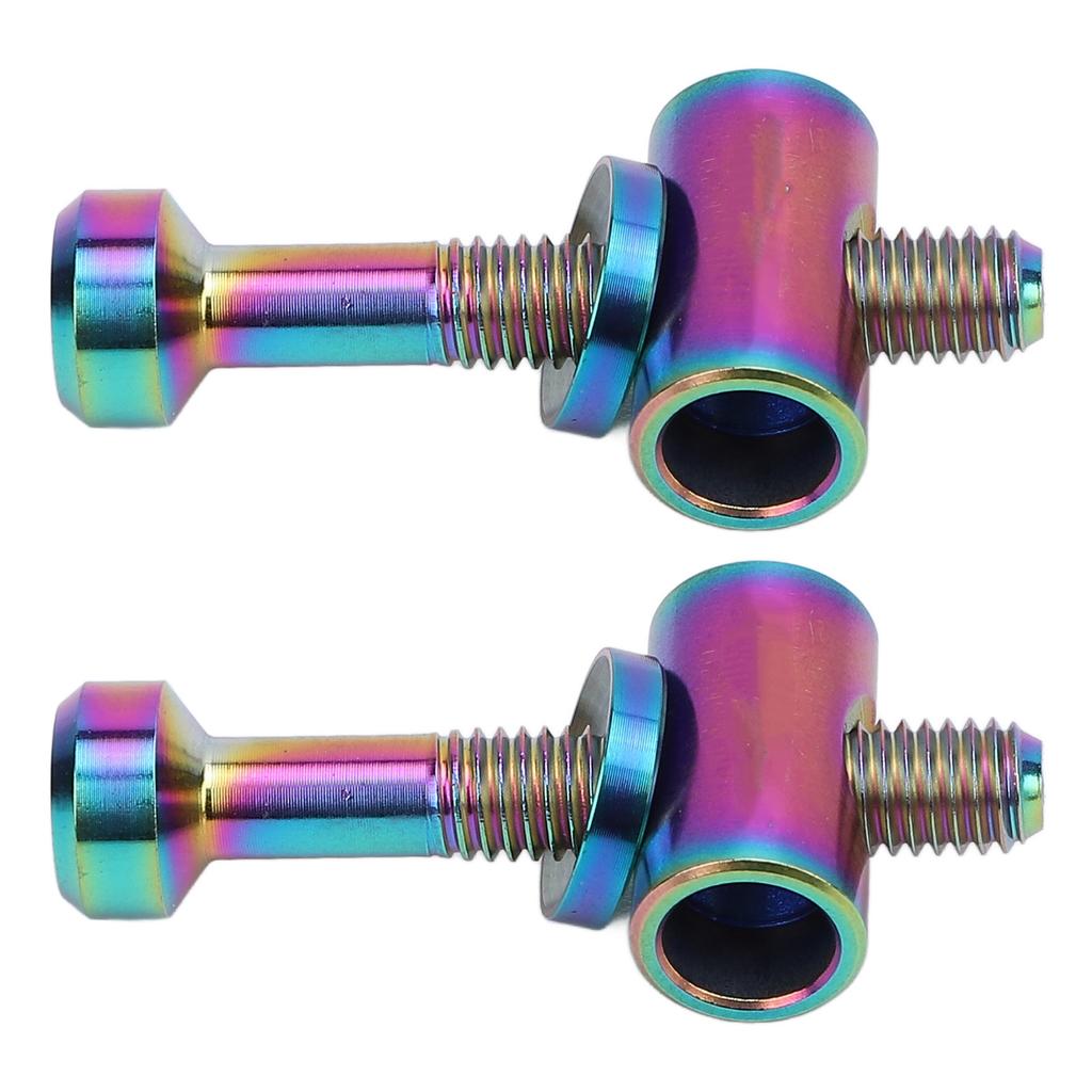 2PCS Bike Seatpost Fixed Screw M5x30mm Ti Alloy Bike Seatpost Fixed Bolts for Cycling DIY