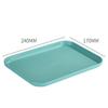 Multiple Colors Tray Plastic Food Bread Pan Nordic Storage Tray  Kitchen Supplies