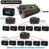 3000W-8000W Car Inverter LED Display Smart Power Inverter 12V 220V Pure Sine Wave for Car Auto RV Transformer Convert Socket