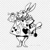 Alice In Wonderland Black And White Alice'S Adventures Iron On Heat Transfer Printing Vinyl Patches Sticker for Clothes DIY Appliques Washable Patches