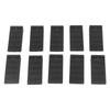 10 Pcs Door Stoppers Black  Protection Anti Collision Anti Skid Non Punching Rubber Floor Door