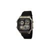 Унисекс Подростковые Черные Часы AE-1200WH-1C(Watch3--)