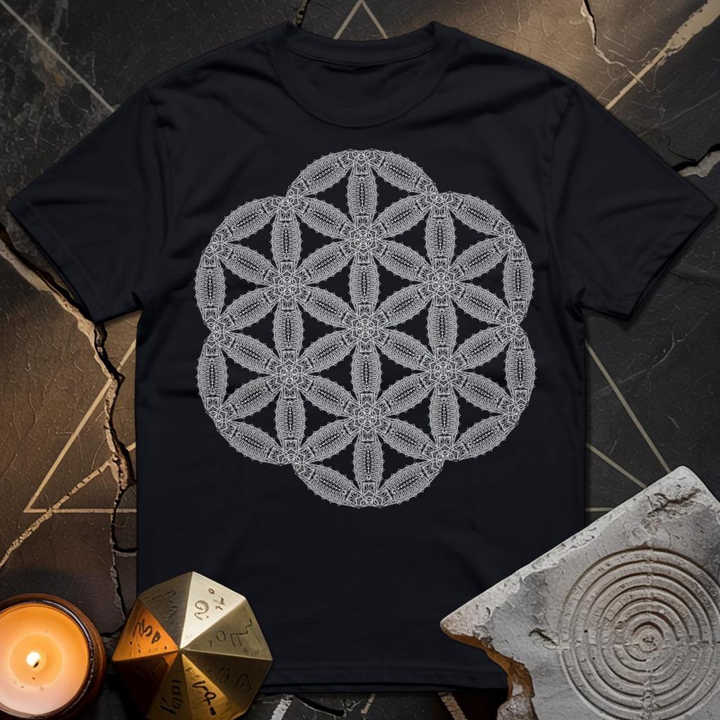 Organic Seed of Life T-Shirt | Sacred Geometry Unisex Tee