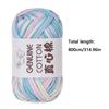Cotton-Nylon Blend Rainbow Crochet Yarn Thick 80M Colorful Cotton Knitting Yarn Hand Woven Easy-to-See Stitches Beginner