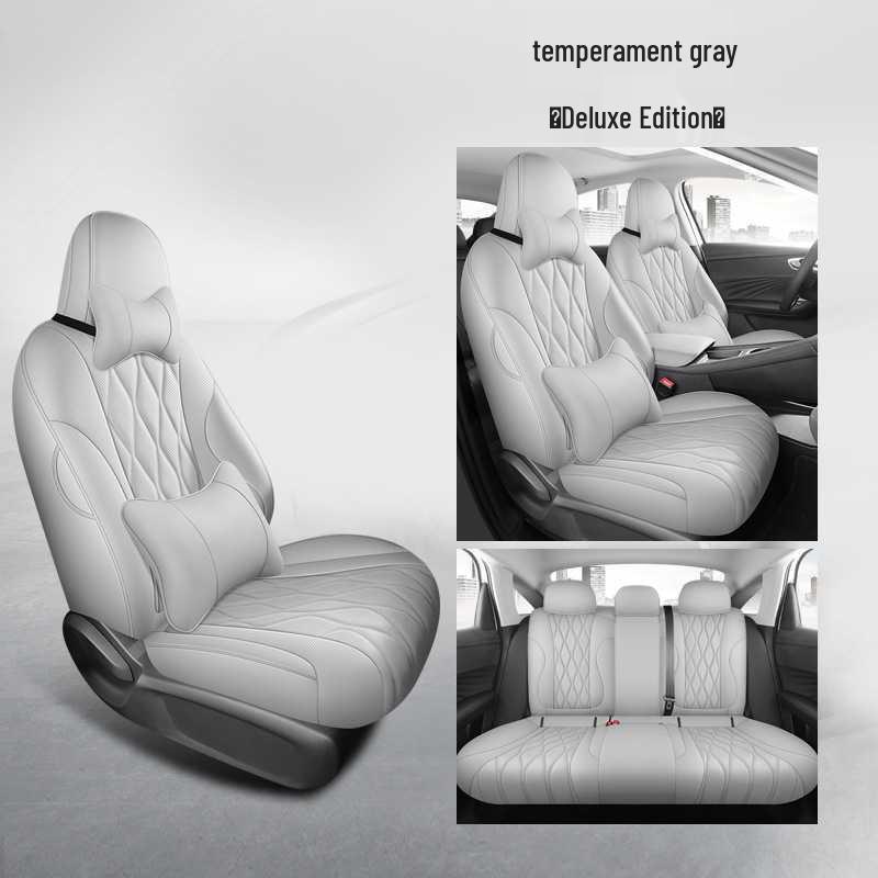 Roewe D7 Leather Car Seat Cushion for All Seasons - New Model for Five-Seater