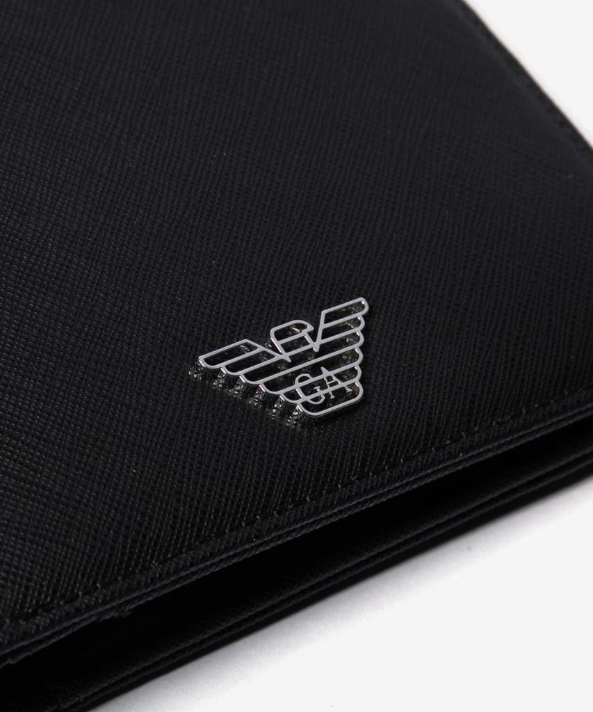 Кошелек Y4R165 Y138E ASV COINPOCKET WALLET [Emporio Armani] Складывающийся пополам Мужской ЧЕРНЫЙ/Черный [Б/у]