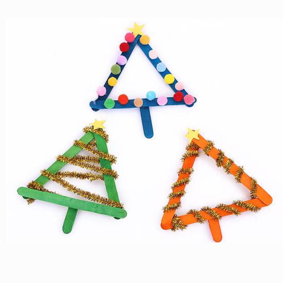 100Pcs Glitter Chenille Stems Flexible Bendable Plush Tinsel Stems Kids Educational DIY Craft Supplies Toys Crafting