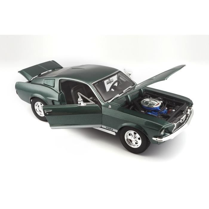 Véhicule miniature en métal - MAISTO - Ford Mustang GTA Fastback 1967 - Vert - Pour enfant de 6 ans et plus