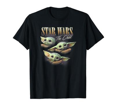 STAR WARS Мандалорец Малыш Йода Постер в винтажном стиле. Футболка