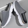 Summer Mens Casual Shoes Hollow Out Loafers Outdoor Mesh Flats Breathable Moccasins Comfy Sneakers Cool Muller Shoes Half Shoes