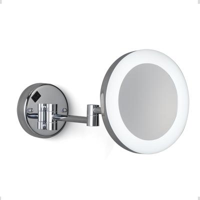 Olympia Lighting MotoM Зеркало с подсветкой и лупой 3x Хром Требует электрического подключения Подходит для парикмахерских, отелей GBK023, Квадратное, Увеличение,