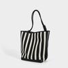 Women Tote Bag Striped SOFT Leather Casual Fashionable Simple Shoulder Bag Large Capacity Purses and Handbags Female Bucket Bags