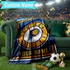 Custom Name Blanket Pacers Basketball Team  Blanket Bedding Blanket for Travel, Camping, Living Rooms, Offices, Sofas, Fan Christmas gift