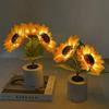 Sunflower LED Nightlight Besides Bedroom Lamp Table Lamp USB Rechargeable Light Kids Gift Home Party for Bedroom