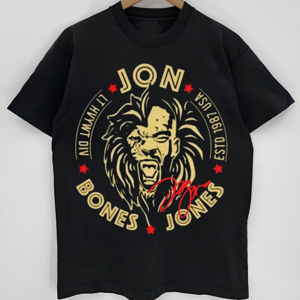 Новая футболка Jon Jones Классическая мужская Все размеры Футболка Унисекс футболка