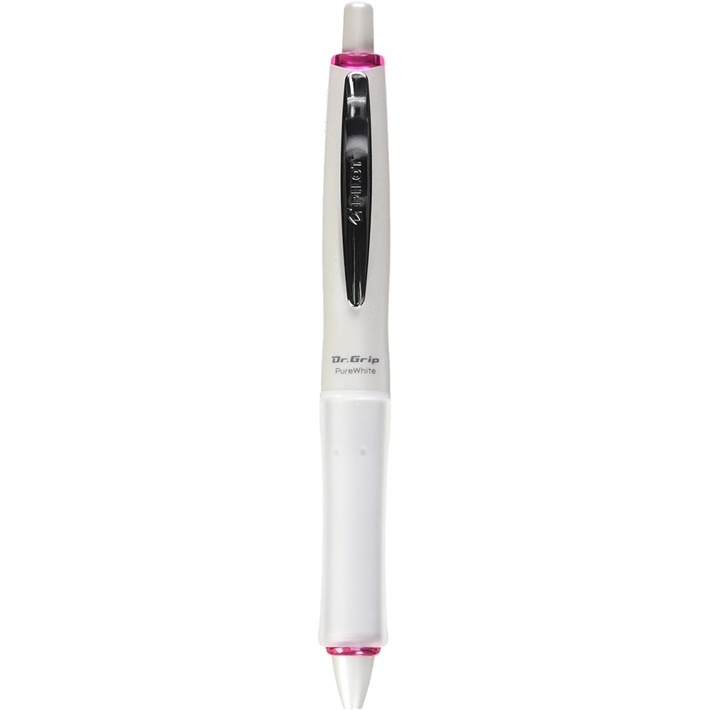 Доктор. Ручка-кнопочная Grip Pure White, 0,7 мм, розовая, универсальная
