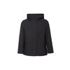 Uniqlo Однотонная куртка с капюшоном на молнии женская верхняя одежда черная 460893-09