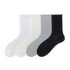 Summer Lightweight Socks - Perforated Mesh Cotton Socks with Breathable Lace and Layered Stockings - Solid-colored Hundred-layer Mid-calf Socks
