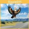 Cartoon Colorful Acrylic Eagle Decorative Car Pendant For Stylish Accents Vehicle