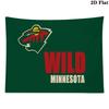 Minnesota wild Logo Wall Tapestry Aesthetic Wall Hanging Printed Fabric Blanket Decorative Tapestries for Bedroom Living Room Home Decor