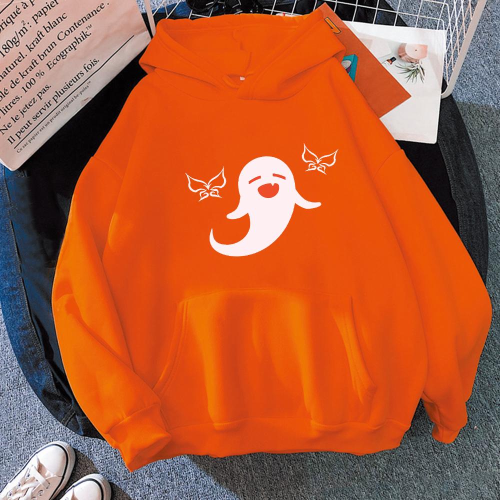 Аниме Genshin Impact Hu Tao, аниме, толстовка для косплея, женская спортивная одежда, милые кавайные эстетические модные топы, пуловер на весну и осень