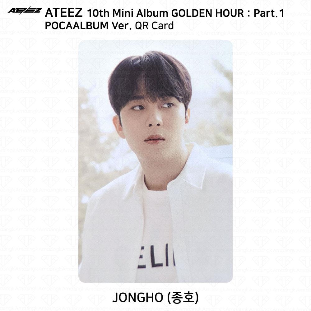 ATEEZ 10-й мини-альбом Golden Hour Part.1 POCAALBUM Фотокарта QR-изображение KPOP
