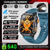Умные часы для спорта с GPS, военного класса, для улицы, 2,01-дюймовый HD-дисплей, встроенный GPS, водонепроницаемость IP69K/10ATM, мужские тактические умные часы