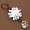 Горный Хрусталь Цветок Подвеска Обзор Автомобиля Зеркало Висит Орнамент Авто Декор Интерьера