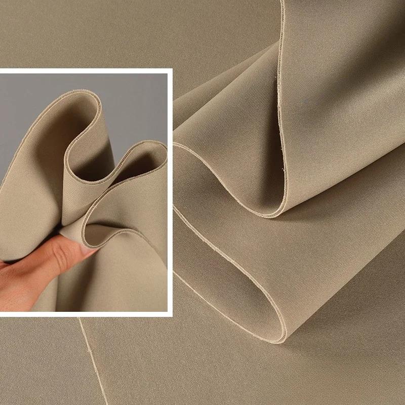 100x160cm Thickened Scuba Knitting Fabric Knitted Elastic Air Layer for Sewing Apparel Design Jackets Sweatshirts Suits