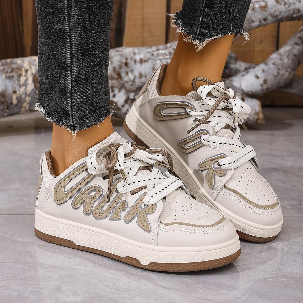 Модные женские кроссовки Дизайнерская модная повседневная вулканизированная обувь Высокие кроссовки на платформе Кожаные кроссовки Студенческие спортивные Туфли большого размера для женщин