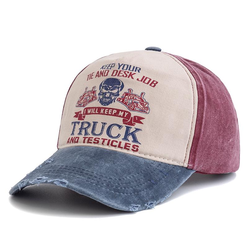 Новая унисекс кепка из стираного хлопка с принтом черепа, состаренная бейсболка для мужчин и женщин, регулируемая повседневная модная шляпа для папы