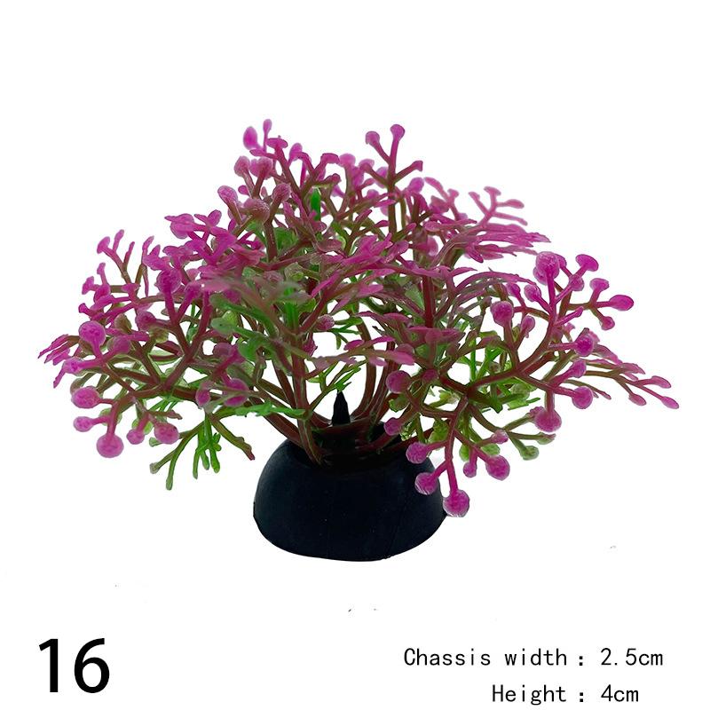 Artificial Plants Fish Tank Decoration Aquarium Decorative Ornaments Simulation Water Weeds Leaves Grass Plant Accessories