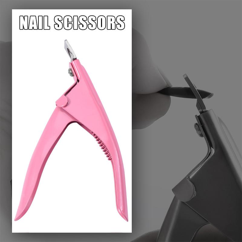Nail Scissors Manicure False Tips Edge Cutter Art Clipper Durable Trimmer Tool