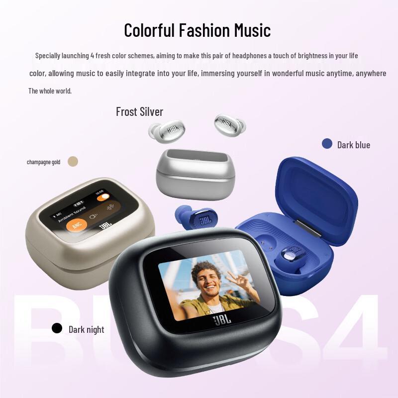 JBL LIVE BUDS 4 Smart Touch Adaptive Noise Cancelling True Wireless Earbuds