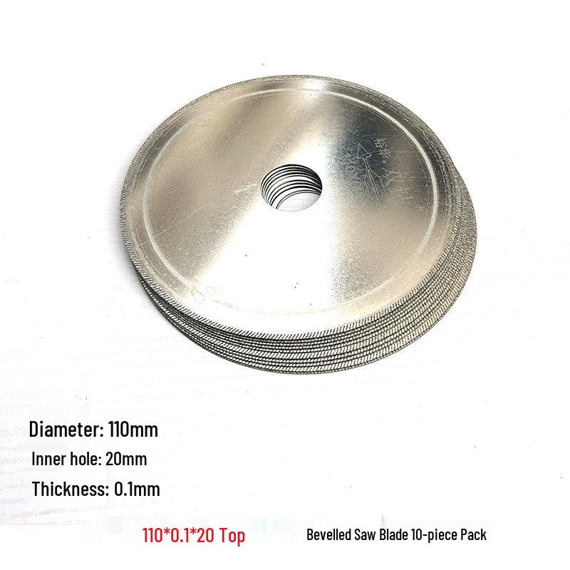 Yuhua Double Diamond Bevel Edge Cutting Disc for Jade, Turquoise & Amber - Thin Saw Blade by Feiyue.