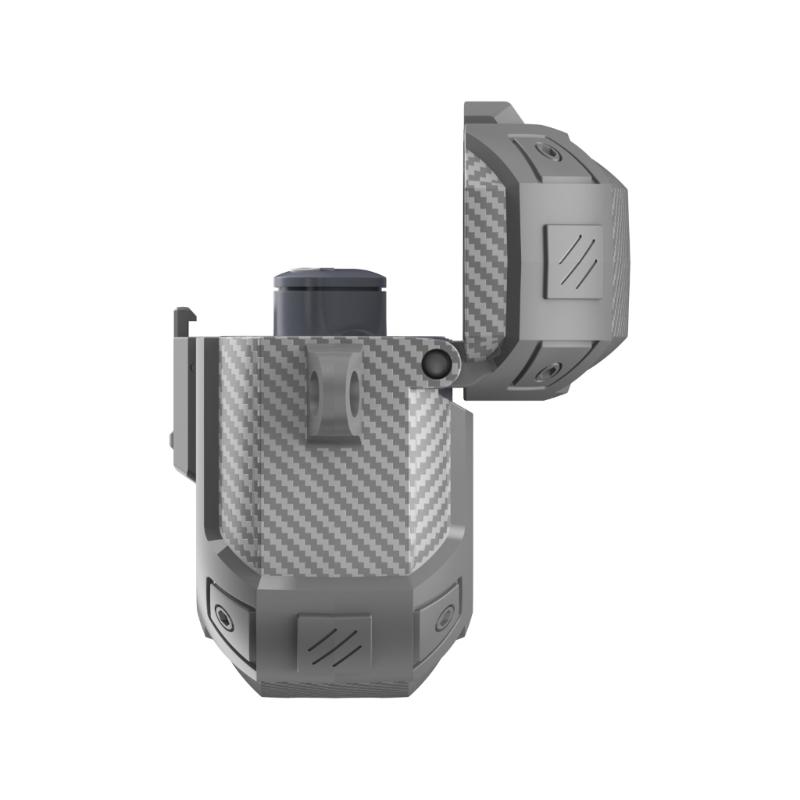 Shockproof Protective Case for Studio Buds/+ Earbuds Shell Guard with Secure Lock Design and Carabiner Keychain