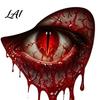 Blood Red Eyes Stickers Demon Window Sticker Dripping Wall Decal Realistic Removable Creepy Devil Static Cling Decal for Halloween Decoration