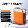 Digital Display Mini Electric Shaver Waterproof Design Portable Rotary Razor Travel Use