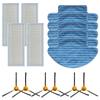 Complete Replacement Set for Dexp Mmb300 Robot Vacuum Cleaner Includes Side Brushes Filters and Mop Cloths for Reliable Use