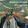 Outdoor Folding Clothes Hanger Multifunctional Aluminum Alloy Drying Rack for Coat
