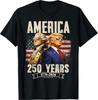 Смешная футболка к 250-летию Америки, 250-летие, Трамп, Вашингтон