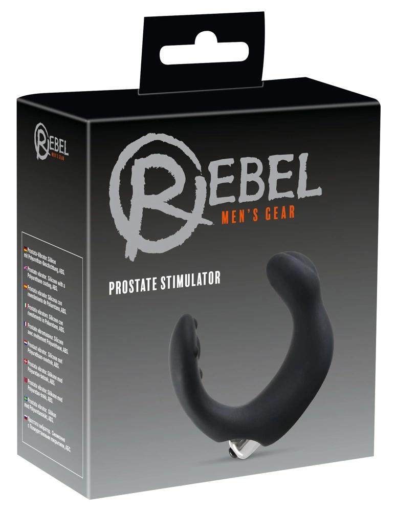 Rebel - C-Shaped Prostate Vibrator Black