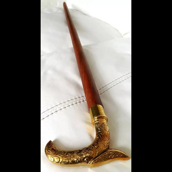 Шлем для дайвинга с головой орла в классическом стиле, коричневая деревянная трость для ходьбы