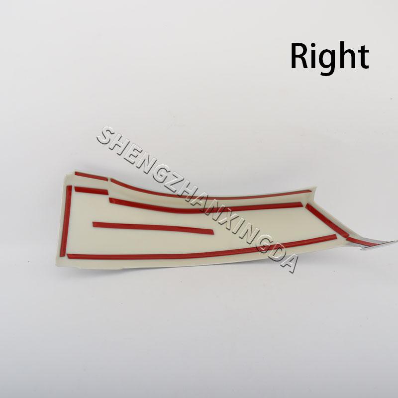 Front lower bumper side grille lip corner protective decorative cover for Mitsubishi Outlander 2016, 2017, 2018