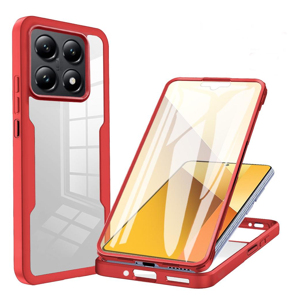 360 ° Full Body Protection Transparent Phone Case for Xiaomi 14 13 13T 12 12X 12T 11 11i 11X 11T Ultra Pro Lite Shockproof Cover