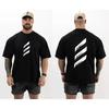 Gym Men's T-Shirt CBUM Cotton Thavage Muscular 2024 Summer Men Gym T Shirt Fitness Joggers Bodybuilding Short Sleeve Tops#Color(3)