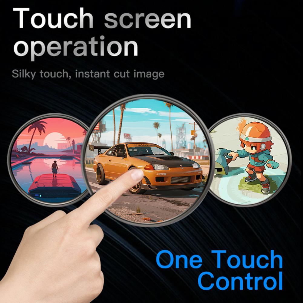 Electronic Display Badge Bar Bluetooth Smart Cyber Badge 1.85 Inch Hd Touch Screen Images Gifs Text Short Videos Display